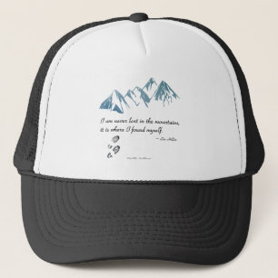 Casquette Je ne me perds jamais dans les montagnes, c'est là