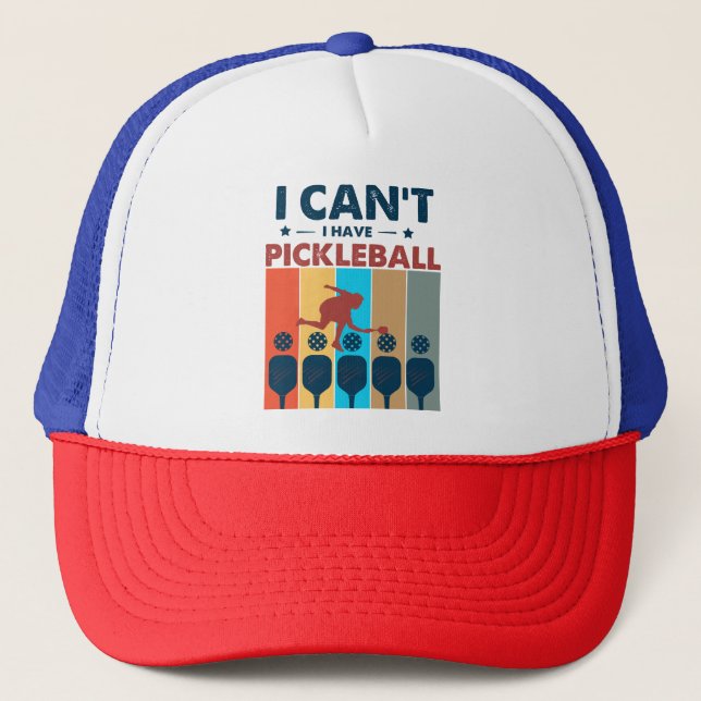 Casquette Je ne peux pas avoir de pickleball, Pickleball Lov (Devant)
