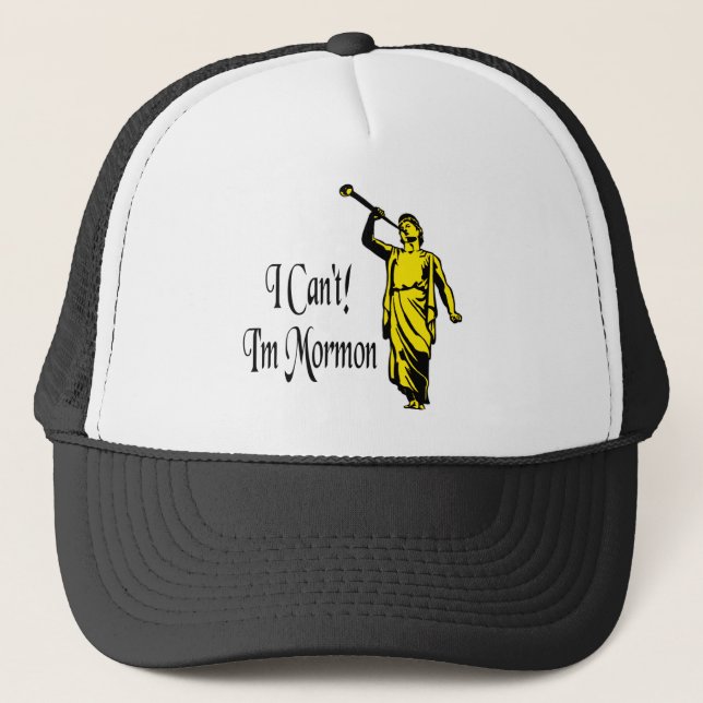 Casquette Je ne peux pas, je suis mormon (Devant)
