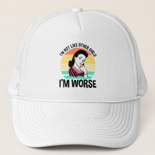 Casquette Je ne suis pas comme d'autres filles - je suis pir