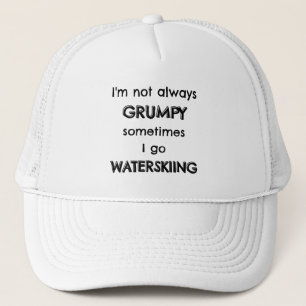 Casquette Je ne suis pas toujours grincheux parfois je vais 