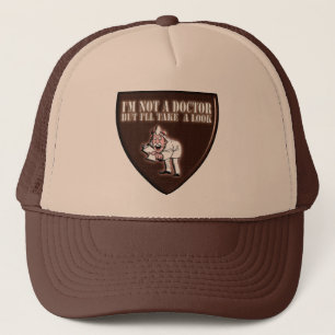 Casquette Je ne suis pas UN DOCTEUR BUT que je JETTERAI UN