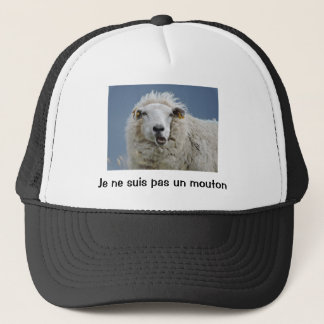 Casquette "Je ne suis pas un mouton" Truckerkappe