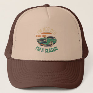 Casquette Je ne suis pas vieille Je suis une voiture classiq