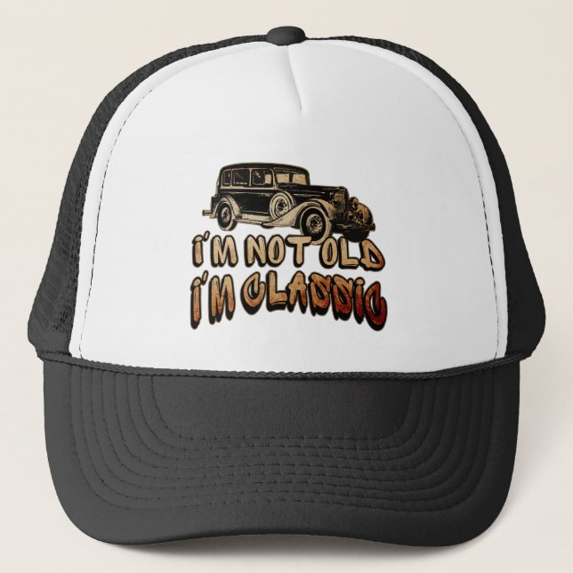 Casquette je ne suis pas vieux je suis classique (Devant)