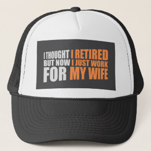 Casquette Je pensais être à la retraite mais maintenant je t