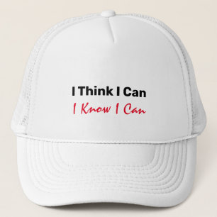CASQUETTE JE PENSE QUE JE PEUX, JE SAIS QUE JE PEUX