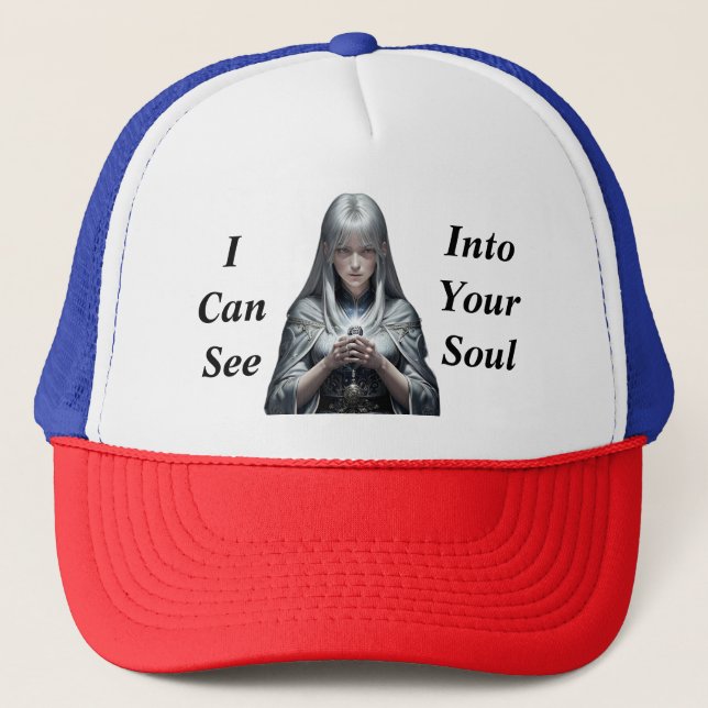 Casquette Je peux voir dans ton âme (Devant)