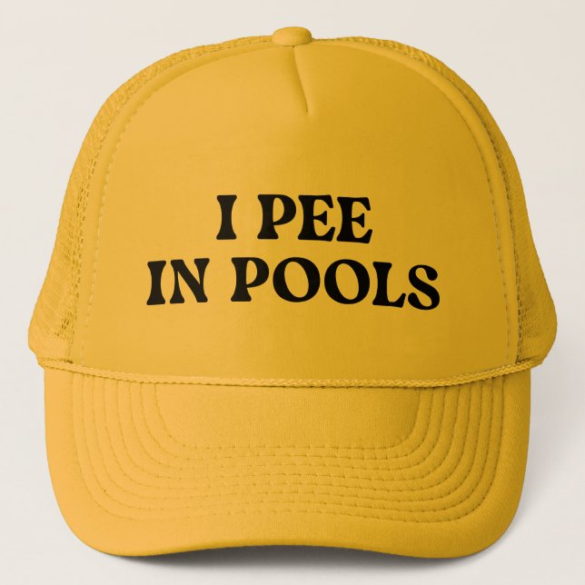 Casquette Je Pisse Dans Les Piscines (Devant)