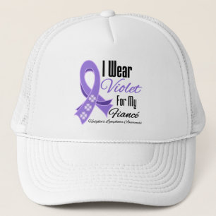 Casquette Je porte le Lymphome Fiancé de Violet Hodgkin