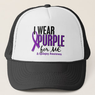 Casquette Je porte le pourpre pour MOI l'épilepsie 10
