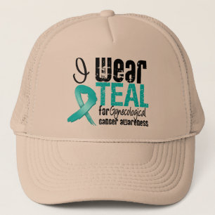 Casquette Je Porte Turquoise Ruban Gynécologique Cancer Sens