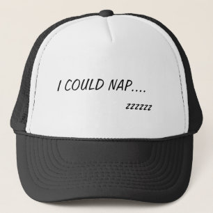 CASQUETTE JE POURRAIS FAIRE UNE SIESTE….