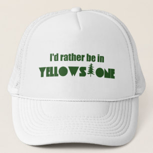 Casquette Je préfère être dans le parc national Yellowstone