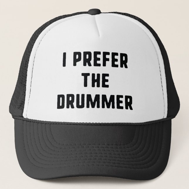 Casquette Je Préfère Le Batteur (Devant)