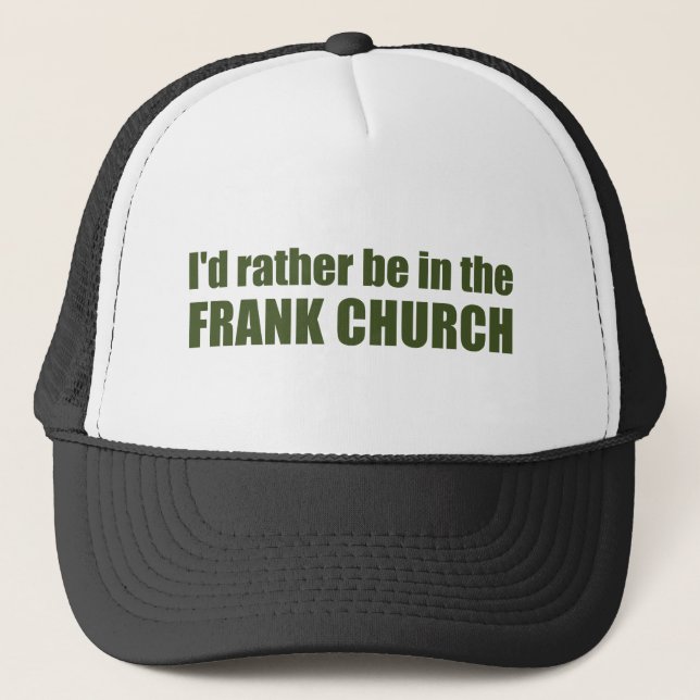 Casquette Je Préférerais Être Dans L'Église Frank (Devant)