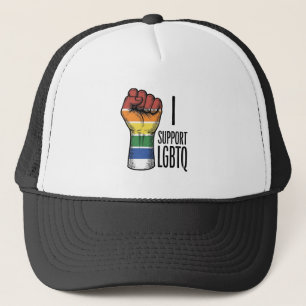 Casquette Je soutiens la conception de chemise de poing de f