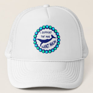 CASQUETTE JE SOUTIENS LA GUERRE CONTRE LA PÊCHE À LA BALEINE