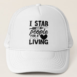 Casquette Je Stab Personnes Pour Une Dialyse Vivante Infirmi