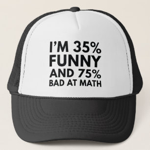 Casquette Je suis 35% drôle