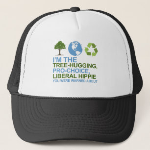 Casquette Je suis arbre-étreindre, la hippie pour