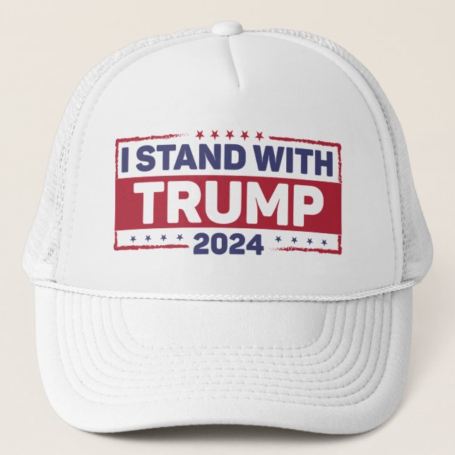 Casquette Je Suis Avec Trump (Devant)