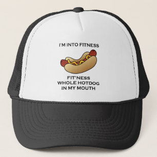 Casquette Je suis dans le hot-dog de forme physique