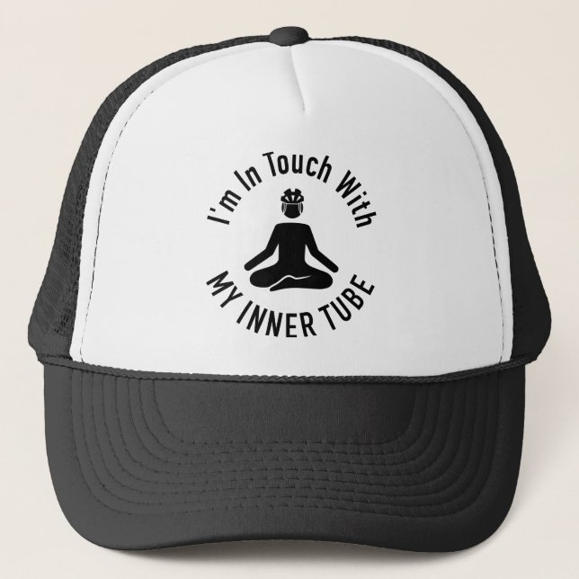 Casquette Je suis en contact avec mon tube intérieur (Devant)