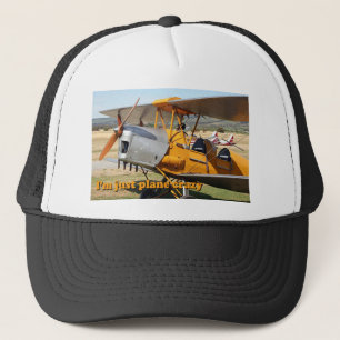 Casquette Je suis juste fou plat : Mite de tigre