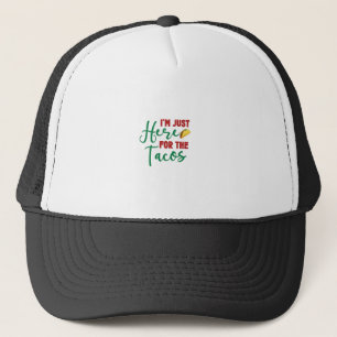 Casquette Je Suis Juste Ici Pour Les Tacos-Nourriture-Alimen