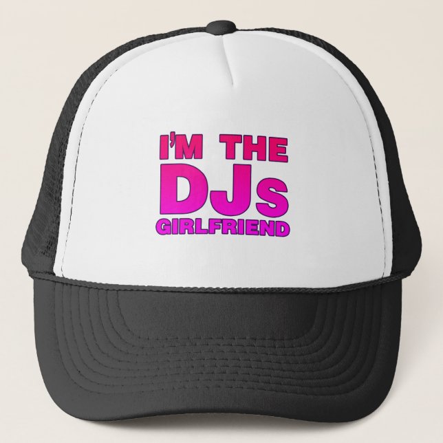 Casquette Je suis l'amie de DJs - gf de disc-jockey de (Devant)