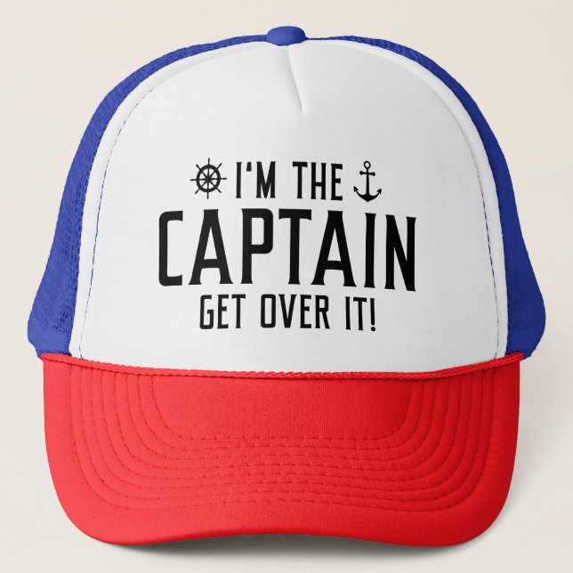 Casquette Je suis le Capitaine s'en va (Devant)