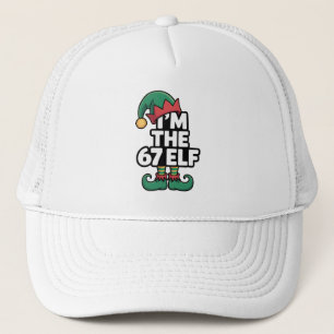 Casquette Je Suis L'elfe 67 Six Sept Elfe Mème Noël 