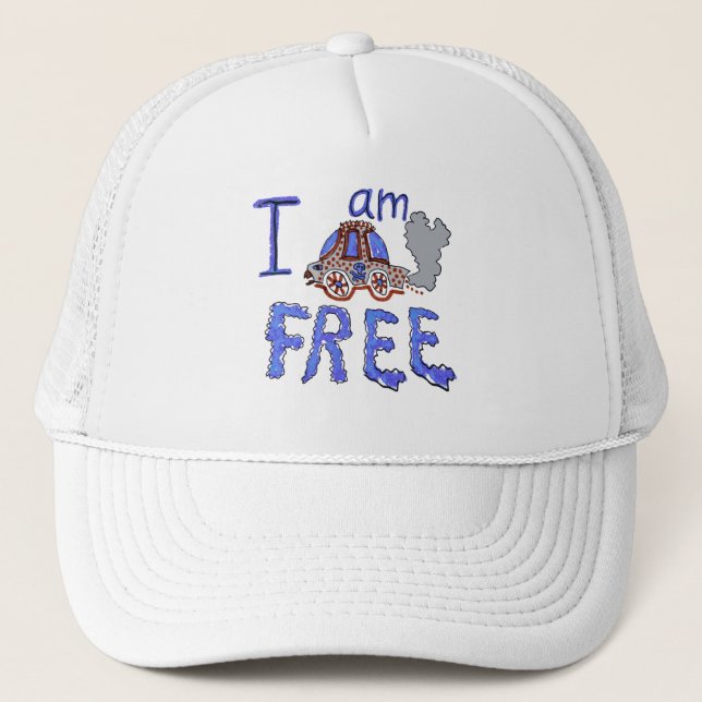 Casquette Je suis libre de ma voiture (Devant)