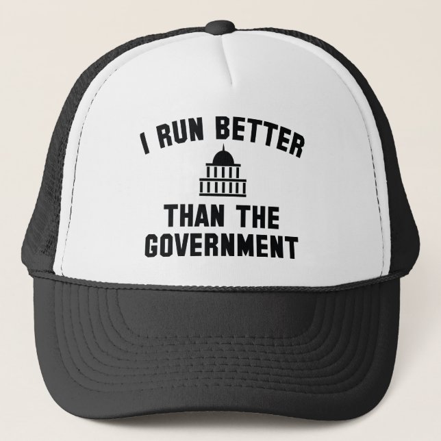 Casquette Je Suis Meilleur Que Le Gouvernement (Devant)