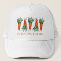 Je suis Rooting for You Bunch Carrots Funny Garden
