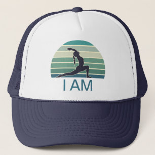 Casquette Je Suis Signature Ocean Green Trucker Chapeau