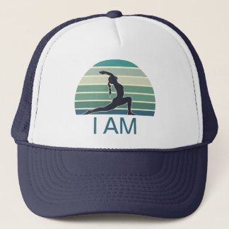 Casquette Je Suis Signature Ocean Green Trucker Chapeau