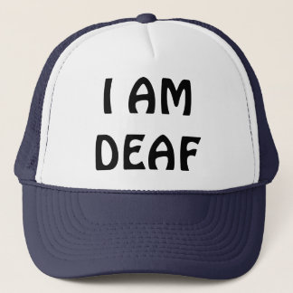CASQUETTE JE SUIS SOURD