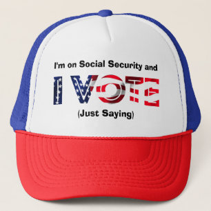 Casquette Je suis sur la sécurité sociale et je vote