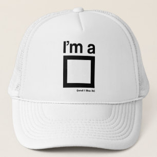 Casquette Je suis un carré (et je l'aime)