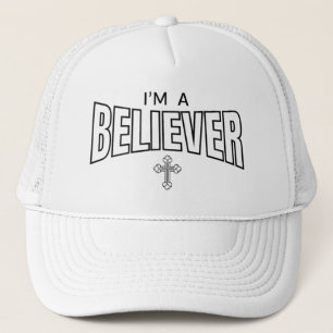 Casquette Je suis un Croyant Christian Trucker Hat