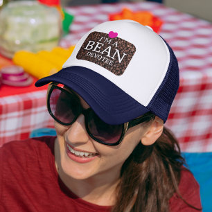 Casquette Je suis un dévot de haricot, chapeau de camion d'i