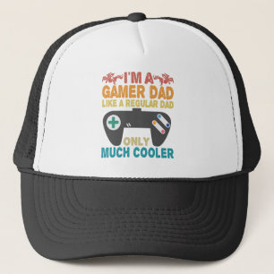 Casquette Je suis un gamer papa comme un papa régulier seule