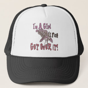Casquette Je suis une fille que les poissons d'I obtiennent