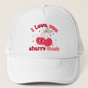 Casquette Je T'Aime Beaucoup Cherry