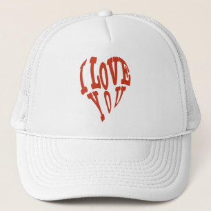 CASQUETTE JE T'AIME LE CHAPEAU DE LA JOURNÉE DE VALENTINE