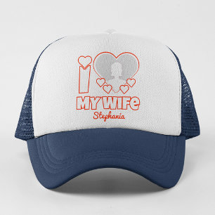 Casquette Je t'aime ma femme personnalisé – Ajouter nom et p