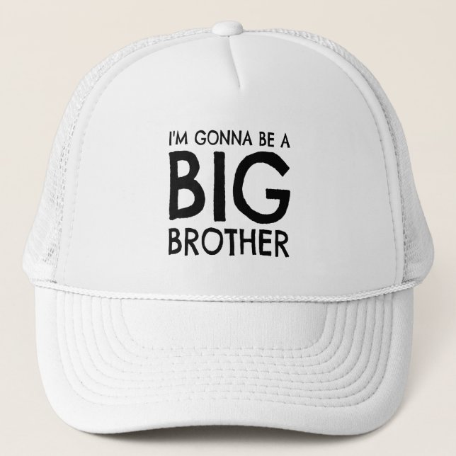 Casquette Je vais être un grand frère (Devant)