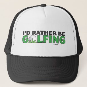 Casquette Je Veux Plutôt Faire Du Golf Jouer Golf Putt Trou 